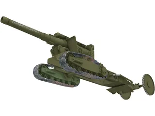 B-4 wz.1931 kal.203mm 3D Model