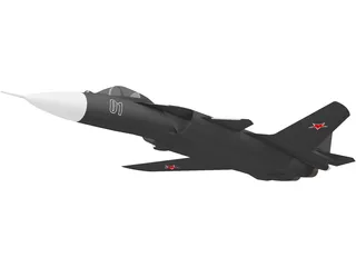 Sukhoi Su-47 Berkut 3D Model
