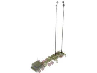 Patriot Antenna 3D Model