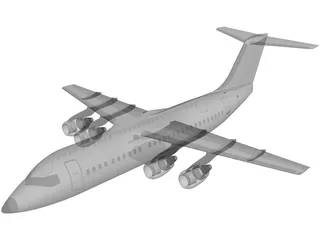 British Aerospace BAe 146-300 3D Model