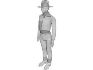Cowboy 3D Model