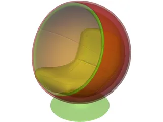 Egg Chair 3D Model