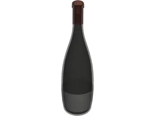 Wine Bottle 3D Model