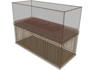 Museum Glassbox 3D Model
