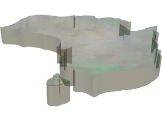 Australia 3D Model