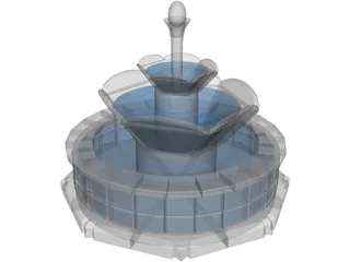 Fountain 3D Model