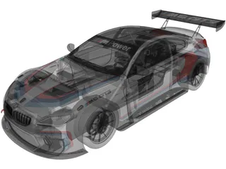 BMW M6 GT3 (2016) 3D Model