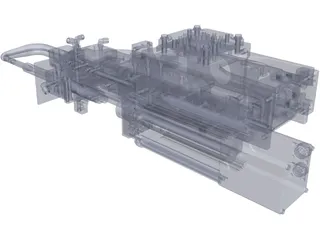 C-Spot Weld Gun 3D Model