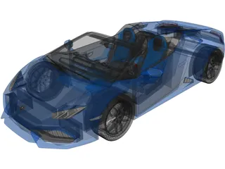 Lamborghini Huracan LP610-4 Spyder (2017) 3D Model