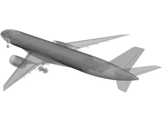 Airbus A350-900 3D Model
