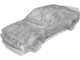 BMW M3 E30 Evo 3D Model