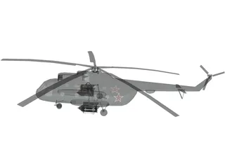 Mil Mi-17 3D Model