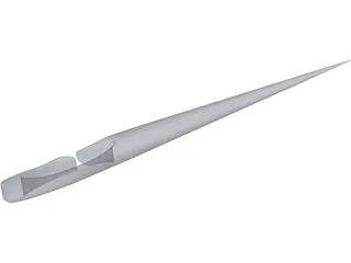 Threading Needle 3D Model