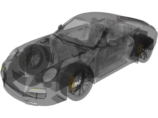 Porsche 911 Targa (2007) 3D Model
