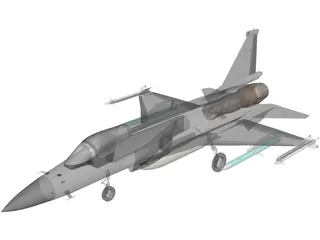 PAC JF-17 Thunder 3D Model