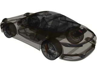 Porsche 911 Targa (2019) 3D Model