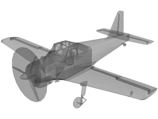 Percival P.56 Provost 3D Model