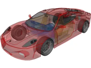 Ferrari F430 3D Model