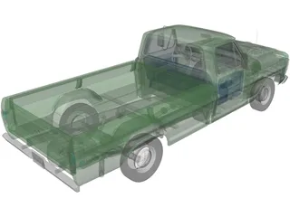 Ford F-100 (1970) 3D Model