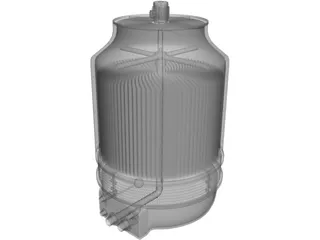 Cooling Tower 3D Model