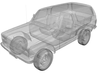 Chevrolet Blazer (1989) 3D Model