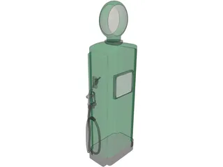 Gas Pump 3D Model