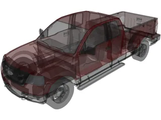 Ford F-150 Pickup 3D Model