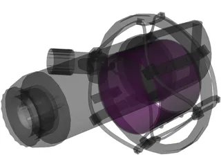 Marshall MXL Condenser Studio Microphone With Shock Mount 3D Model