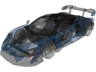 Mclaren Senna (2018) 3D Model