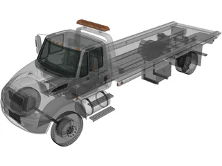 International DuraStar Tow Truck (2002) 3D Model