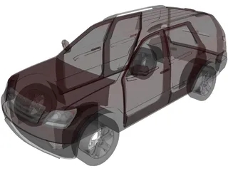 Kia Mohave (2008) 3D Model