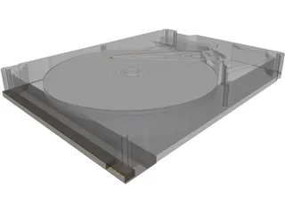 Harddrive (HDD) 3D Model