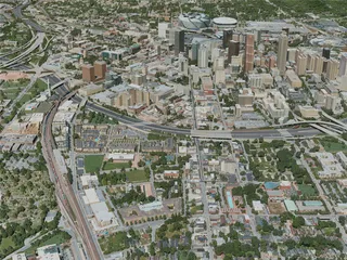 Atlanta City, GA, USA (2020) 3D Model