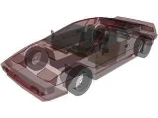 Lotus Esprit Turbo (1983) 3D Model