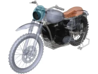 Ural Enduro 3D Model