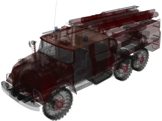 ZIL 131 AC40 (1970) 3D Model