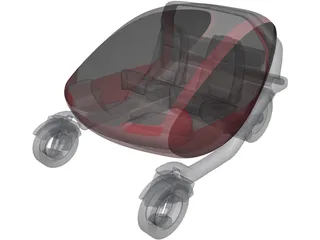 MIT POD Car 3D Model