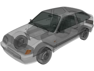 VAZ-2113 Lada Samara (1997) 3D Model