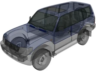 Toyota Land Cruiser Prado (1999) 3D Model
