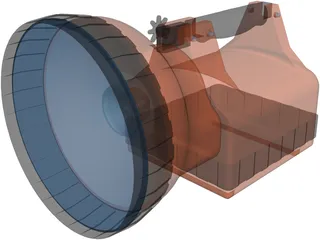 Rechargeable Torch 3D Model