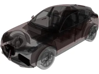 Alfa Romeo Stelvio TI (2020) 3D Model