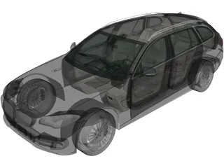 BMW 5-Series Touring [F11] (2014) 3D Model
