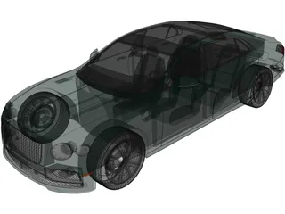 Bentley Flying Spur Hybrid (2022) 3D Model