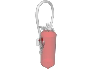 Fire Extinguisher 3D Model