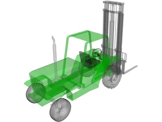 Forklift 3D Model