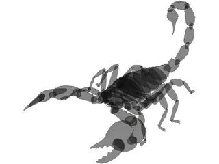 Scorpion (Arachnid Scorpionida) 3D Model