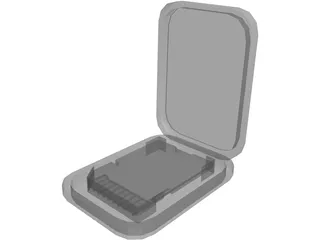 Secure Digital Memory Card 3D Model