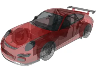Porsche 911 GT3 RS 3D Model