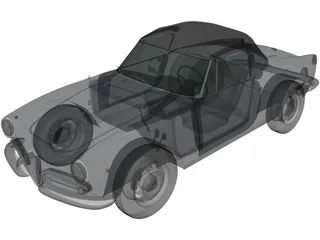 Alfa Romeo Giulietta 750 Spider (1955) 3D Model