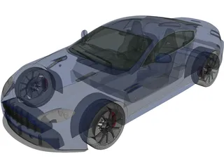 Aston Martin V8 Vantage S (2015) 3D Model